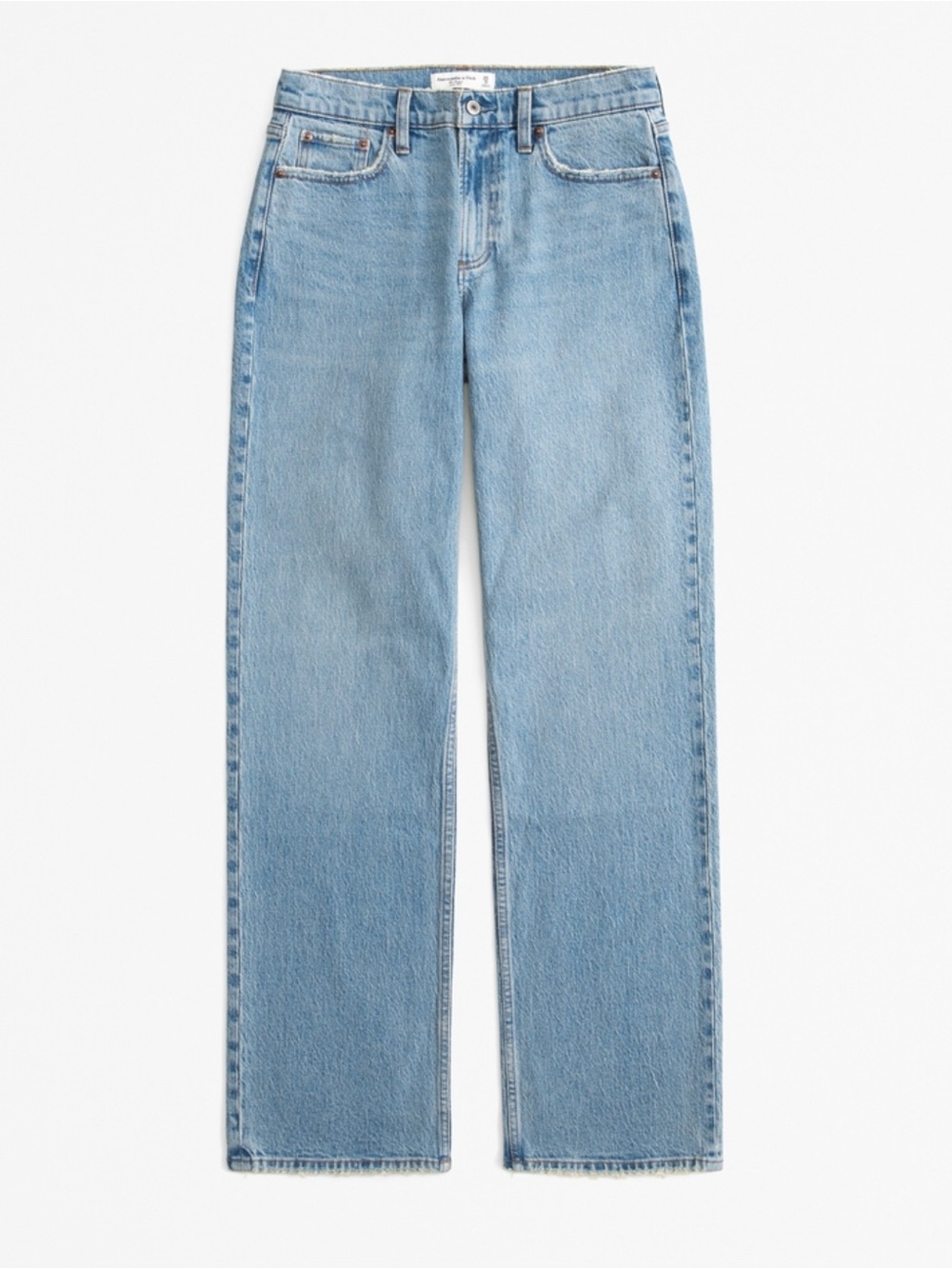 Abercrombie & Fitch The Baggy Low Rise Jeans Y2K Wide Leg Denim Size 25